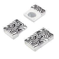 Magnet Clasp, Acrylic Abstract - 10mm Flat