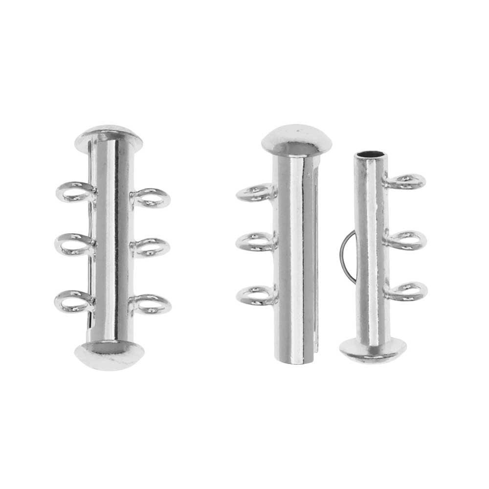 Tube Clasp - 3 Strand, 3pc