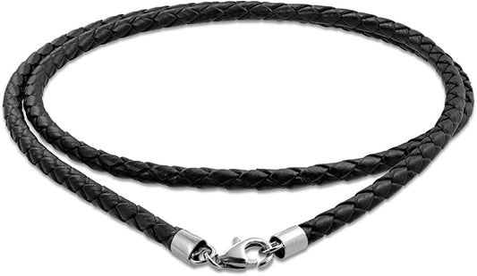 Necklace - Braided Leather