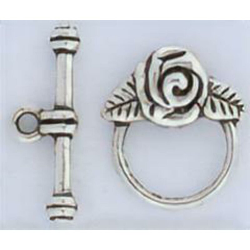 Toggle, Flower 19x15mm