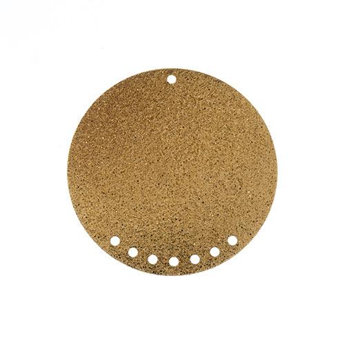 Beadwork Finding - Circle w/7+1 Holes, 35mm per pair - PoCo Inspired