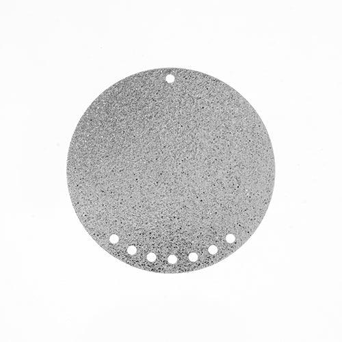 Beadwork Finding - Circle w/7+1 Holes, 35mm per pair - PoCo Inspired