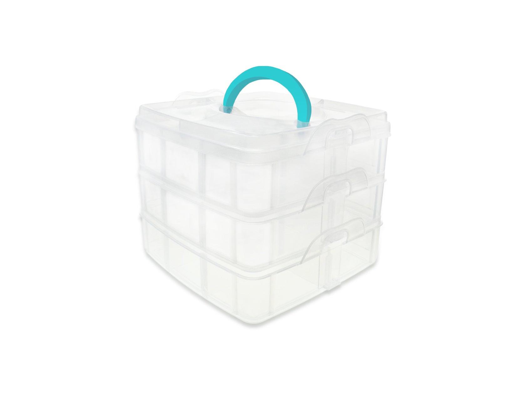 Organizer Box w/Lid, 5.9x5.9x4.9 3pk - PoCo Inspired
