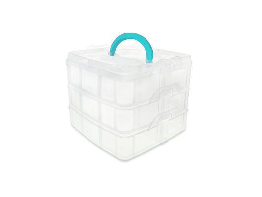 Organizer Box w/Lid, 5.9x5.9x4.9 3pk - PoCo Inspired