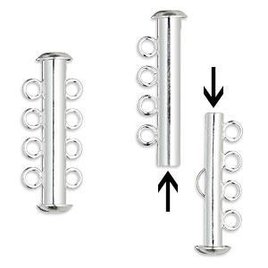 Tube Clasp - 4 Strand, 1pc