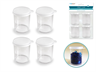 Snap Lid Cups, pkg 4