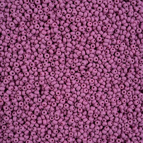 10-42134, Czech 22g PermaLux Dyed Chalk Purple Matte - PoCo Inspired