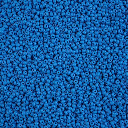 10-42142, Czech 22g PermaLux Dyed Chalk Blue Matte - PoCo Inspired