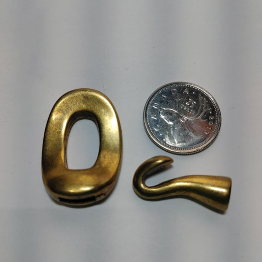 Clasp, Hook and Oval for 5mm Round