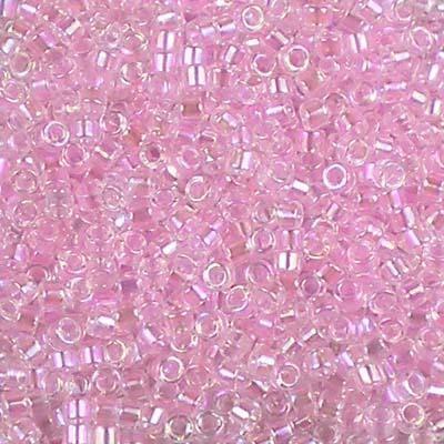 DB00-0071, Miyuki 5.2g Pink Lined Crystal AB