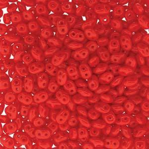 Coral Red - SuperDuo, 2.5x5mm 22g