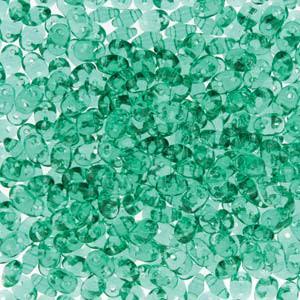 Transparent Emerald - SuperDuo, 2.5x5mm 22g