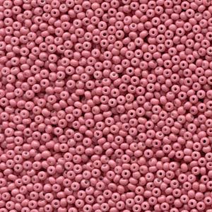11-03693, Czech 22g Opaque Pink Coral