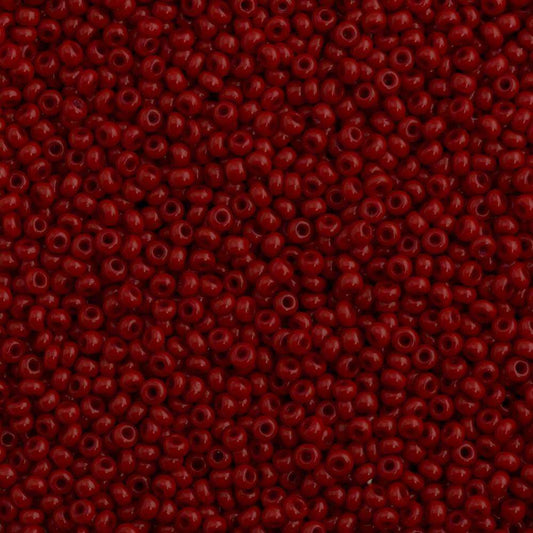 10-01203, Czech 22g Transparent Dark Red