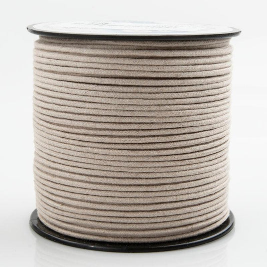 Cord, Cotton Wax 2mm - Natural