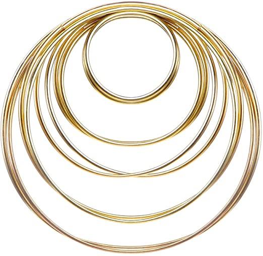 Metal Ring - Brass, 6''