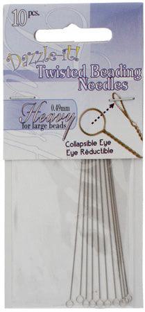Collapsible Eye Needle - Flexible Twisted Wire Beading Needles