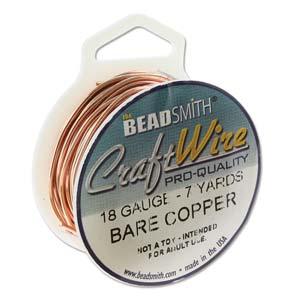 Craft Wire, Round - Bare Copper