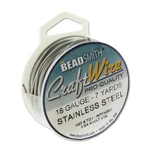 Craft Wire, Round - Stainless Steel