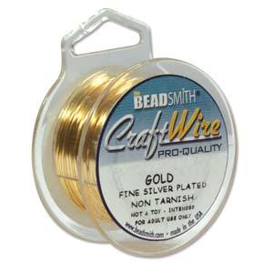 Craft Wire, Round - Gold