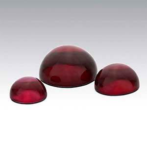 Cabochon Lab Ruby 5mm