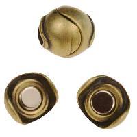 Magnet Clasp, Sphere - 5mm Flat