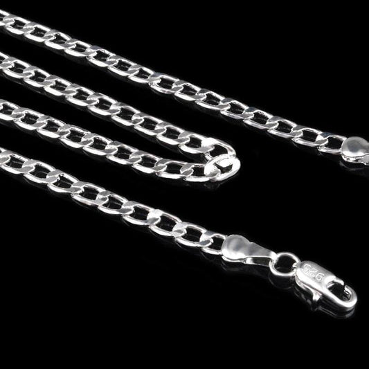 Necklace - 925 Stamped, Curb Chain