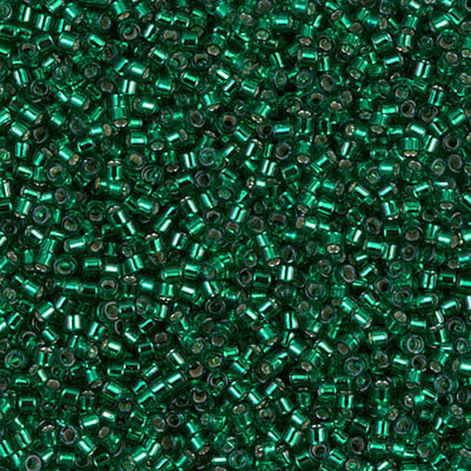 DB00-0605, Miyuki 5.2g Silver Lined Emerald