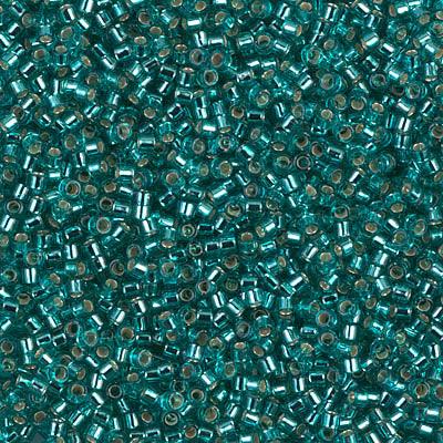 DB00-1208, Miyuki 5.2g Silver Lined Caribbean Teal