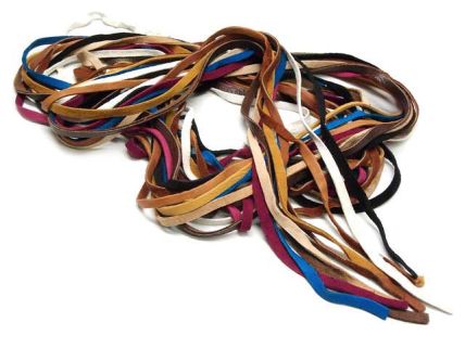 Deer Leather Lace Strips, 6 ft.