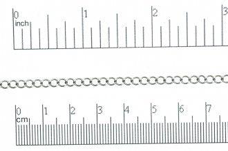 CH150, 4mm Curb Chain - Per Foot