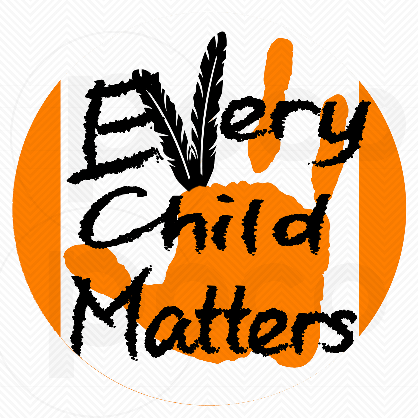 Every Child Matters 1 Inch Round Epoxy Cabochon - PoCo Inspired