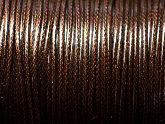 Cord, Cotton Wax .5mm - Brown