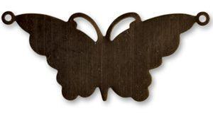 Metal Blank, Suspended Butterfly - 47x21mm 24g Vintaj